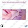 🖱️ Tapis de Souris XXL Marbre Violet – Grand Desk Mat Antidérapant pour Bureau, Gaming & Télétravail