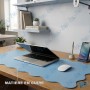 🖱️ 🖱️ Grand Tapis de Bureau en Cuir PU Antidérapant – Sous-main XXL pour Ordinateur, Clavier et Souris –