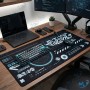 🖱️ Grand Tapis de Souris Gaming XXL Antidérapant – Desk Mat Étendu pour Clavier et Souris – Surface Haute Précision