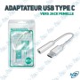 📱 Adaptateur USB Type-C vers Jack 3,5 mm Femelle – Convertisseur Audio pour Smartphone, Tablette et PC