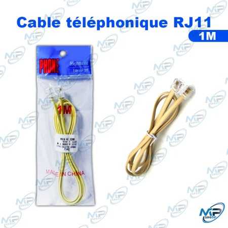 copy of CÂBLE TÉLÉPHONIQUE RJ11 3M