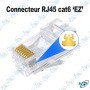 🌐 Connecteur RJ45 Cat6 EZ Pass Through – Fiche Réseau Ethernet 8P8C pour Câbles Catégorie 6