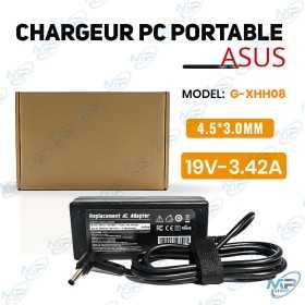 🔋Chargeur ASUS 19V-3.42A (6.0x3.7mm) - Remplacement Premium