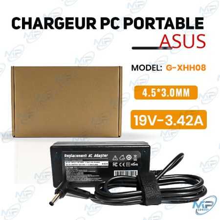 🔋Chargeur ASUS 19V-3.42A (6.0x3.7mm) - Remplacement Premium