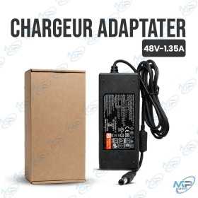 🔌 Chargeur Adaptateur 48V 1.35A – Chargeur Secteur pour Trottinette Électrique, Vélo Électrique & Batterie Lithium
