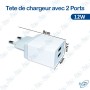 copy of TETE CHARGEUR AVEC 2 PORTS 12W MUJU
