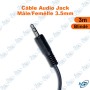 copy of CABLE AUDIO JACK 3.5MM MALE/MALE 3M NOIR