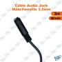 copy of CABLE AUDIO JACK 3.5MM MALE/MALE 3M NOIR