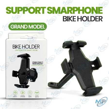 📱 Support Smartphone Universel Grand Modèle pour Vélo et Moto – Rotation 360° – Fixation Guidon Ultra Stable