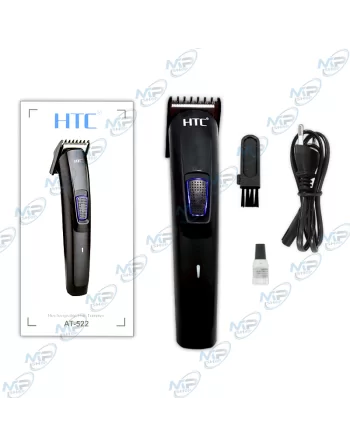 ✂️ Tondeuse de Précision HTC AT-522 Rechargeable Sans Fil – Rasoir à Barbe, Cheveux et Finitions Professionnelles