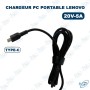🔌 Chargeur PC Portable Lenovo USB Type-C 100W 20V-5A – Adaptateur Secteur Compatible ThinkPad et Ordinateurs Lenovo