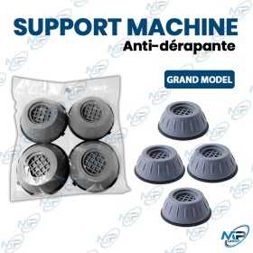 🧺 Support Anti-Vibration pour Machine à Laver et Réfrigérateur – Patin Amortisseur en Caoutchouc Antidérapant Réducteur de Bruit