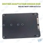💾 Boîtier Adaptateur SSD M.2 NGFF vers SATA 3.0 – Convertisseur SSD M.2 2230/2242/2260/2280 vers SATA