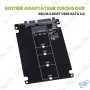 💾 Boîtier Adaptateur SSD M.2 NGFF vers SATA 3.0 – Convertisseur SSD M.2 2230/2242/2260/2280 vers SATA