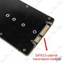 💾 Boîtier Adaptateur SSD M.2 NGFF vers SATA 3.0 – Convertisseur SSD M.2 2230/2242/2260/2280 vers SATA