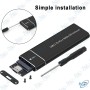 💾 Boîtier SSD M.2 NVMe USB Type-C 10 Gbps – Enclosure Externe USB 3.1 Haute Vitesse