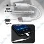 🎧 Adaptateur USB Type-C vers Jack 3.5 mm – Convertisseur Audio Universel pour Smartphones et Tablettes