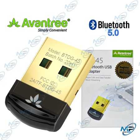 💻 Adaptateur USB Bluetooth 5.0 Avantree DG45 – Dongle Bluetooth Haute Vitesse pour PC & Ordinateur Portable