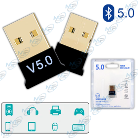 💻 Adaptateur USB Bluetooth 5.0 Nano Dongle – Émetteur & Récepteur Sans Fil pour PC, Casque, Enceinte, Clavier, Souris et Manette