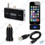💻 Transmetteur FM Lightning pour iPhone – Émetteur Audio FM avec Charge USB et Prise Jack 3,5 mm