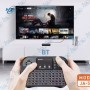 📡 Mini Clavier Sans Fil Bluetooth + 2.4G avec Pavé Tactile Rétroéclairé – Compatible Smart TV, Android TV Box, PC, Mac, Raspberr