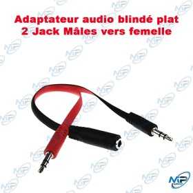 copy of Adaptateur jack male vers 2jack femelle