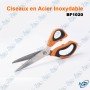✂️ Ciseaux de Bureau en Acier Inoxydable BF1020 – Lames Tranchantes Haute Précision – Poignée Ergonomique Antidérapante