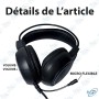 🎧 Casque Gaming USB G902 RGB avec Microphone – Son Stéréo HD, Éclairage LED RGB, Compatible PC & Ordinateur Portable