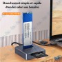 🛠️ Boîtier Externe M.2 SSD NVMe & SATA USB 3.1 avec Lecteur de Cartes SD – Compatible M-Key / B+M Key