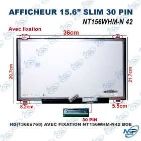 💻Afficheur PC Portable 15.6" Full HD Slim 30 Pins B156HAN02.1 – Dalle LCD 1920×1080 Sans Fixation
