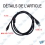 🔌 Câble USB 2.0 vers Mini USB 5 Broches (5 Pin) 1,5 m – Câble de Charge et Transfert de Données Haute Qualité