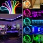 🎨 Ruban LED Néon Flexible RGB 5M 12V avec Télécommande – Kit Complet d'Éclairage Décoratif Étanche