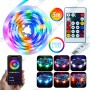 🎨 Ruban LED RGB Intelligent 5M USB – Contrôle par Application Bluetooth et Télécommande – Éclairage LED Multicolore Synchronisat