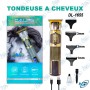 ✂️ Tondeuse à Cheveux Professionnelle Daling DL-1655 Sans Fil USB – Écran LCD, Lame T Precision, 3 Sabots
