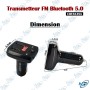 🚗 Transmetteur FM Bluetooth 5.0 Craig CBT3348A – Kit Mains Libres, Chargeur USB 2.1A, Lecteur MP3 pour Voiture