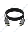 🔌 Câble DisplayPort (DP) vers HDMI 4K Ultra HD 2K – 1,80 m – Adaptateur Audio & Vidéo Haute Définition