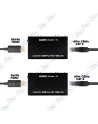 🔌 Extendeur HDMI vers RJ45 Full HD 1080P 3D – Kit Émetteur & Récepteur avec Alimentation – Extension HDMI sur Câble Réseau