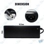 🔌 Chargeur Secteur 12V 5A AC/DC – Adaptateur d'Alimentation Universel 60W avec Connecteur DC pour Caméras, Routeurs, Écrans LED