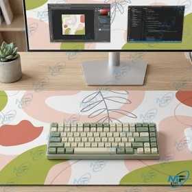 🖱️ Tapis de Souris XXL 90 x 40 cm – Grand Format Antidérapant avec Surface Ultra Lisse – Design Abstrait Moderne