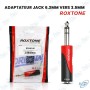 🔊 Adaptateur Jack 6,35 mm Mâle vers Jack 3,5 mm Femelle Stéréo ROXTONE RPAN240 – Connecteur Audio Haute Qualité