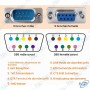 🔌 Adaptateur DB9 Mâle vers DB9 Mâle RS232 | Mini Gender Changer Série 9 Broches Haute Qualité