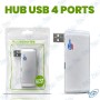 🔌 Hub USB 2.0 4 Ports Haute Vitesse | Répartiteur USB Compact Plug & Play pour PC, Ordinateur Portable et Accessoires