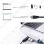 🔌 Hub USB-C Multi-Fonction 3 Ports USB 3.0 + Ethernet RJ45 10/100 Mbps – Adaptateur MacBook