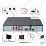 📹 Kit Vidéosurveillance ZEXIVISION 4 Caméras XVR 5MP 4K – DVR H.265+ Full Color 24/7 avec Audio, HDMI & Alarme
