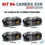 📹 Kit Vidéosurveillance ZEXIVISION 4 Caméras XVR 5MP 4K – DVR H.265+ Full Color 24/7 avec Audio, HDMI & Alarme