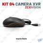 📹 Kit Vidéosurveillance ZEXIVISION 4 Caméras XVR 5MP 4K – DVR H.265+ Full Color 24/7 avec Audio, HDMI & Alarme