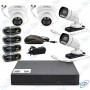 📹 Kit Vidéosurveillance ZEXIVISION 4 Caméras XVR 5MP 4K – DVR H.265+ Full Color 24/7 avec Audio, HDMI & Alarme