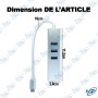 copy of HUB 4 PORTS USB 3.0 - 30CM -