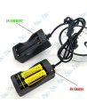 ⚡ Chargeur Li-ion 18650 MS-202A | 2 Slots | 1000mA | Sécurité Optimale