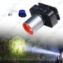 🔦 Lampe Frontale LED Zoom WH-2102 Rechargeable USB – Batterie Lithium, Éclairage Haute Luminosité pour Camping, Randonnée et Tra